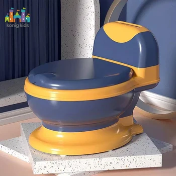 Konig Kids OEM/ODM Baby Potty Chair with Life-Like Flush Button & Sound baby Toilet Potty Potty Training