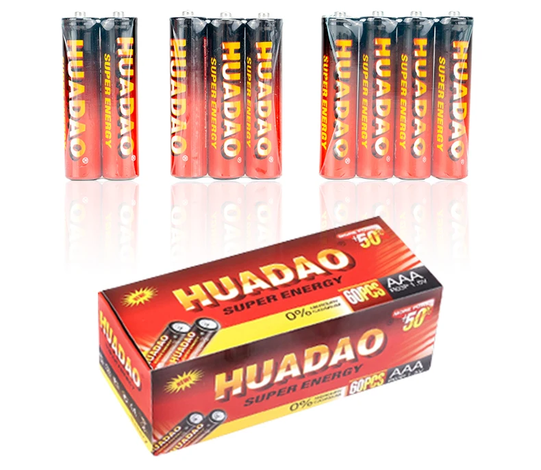 Cuanen Custom Package 1.5v R03 Dry Battery Zinc Carbon Cell Aaa Size Um ...