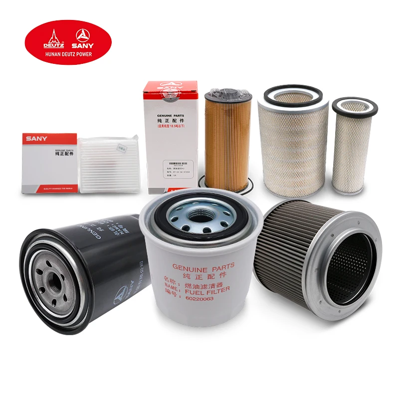 正品三一燃油滤清器1298370K | SY55C/SY75C挖掘机的原始设备制造商更换| Alibaba.com
