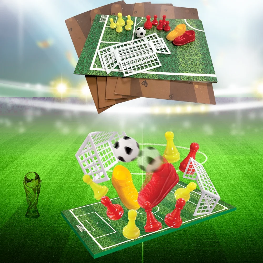 Mini Football  2 Player Fast-paced Kids Educational Intelligent Toys Finger Football Kits Flick Soccer Game