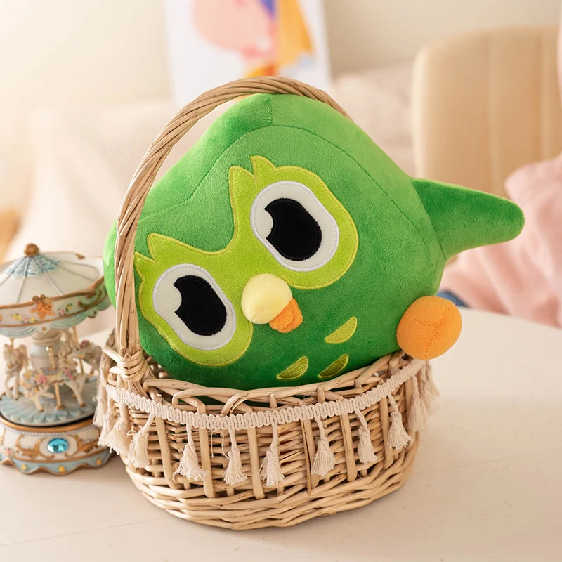 【公式グッズ】 duolingo Zari デュオリンゴ ぬいぐるみ デュオリンゴフクロウぬいぐるみ,ぬいぐるみ,漫画,柔らかい動物