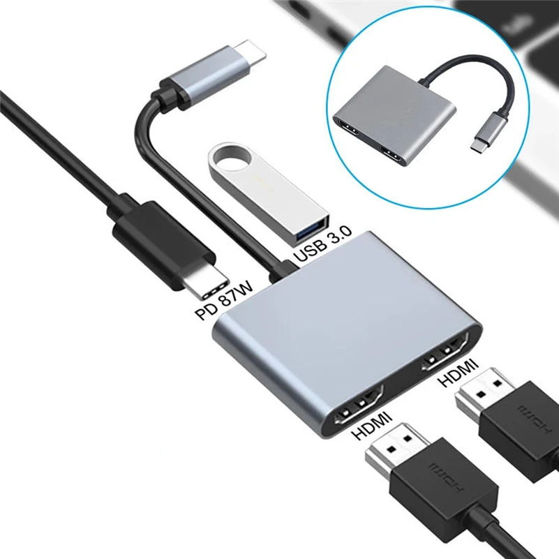 usb hub dual monitor