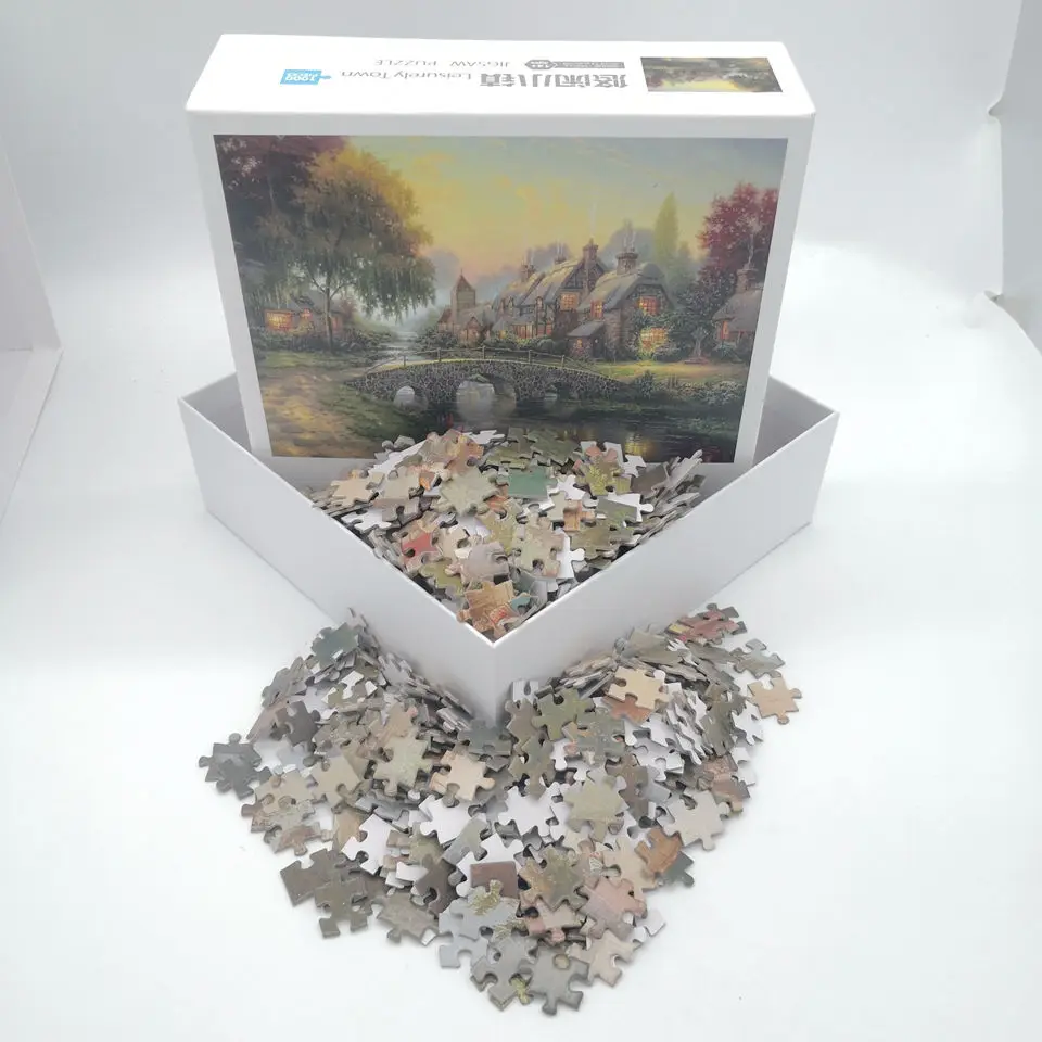 New Arrival Best Quality Customized Jigsaw Puzzles 500 Pieces Custom