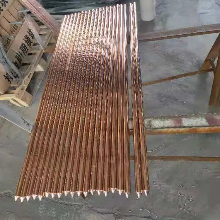 OEM Phosphorus Brazing Copper Clad Ground Rod In Bundle