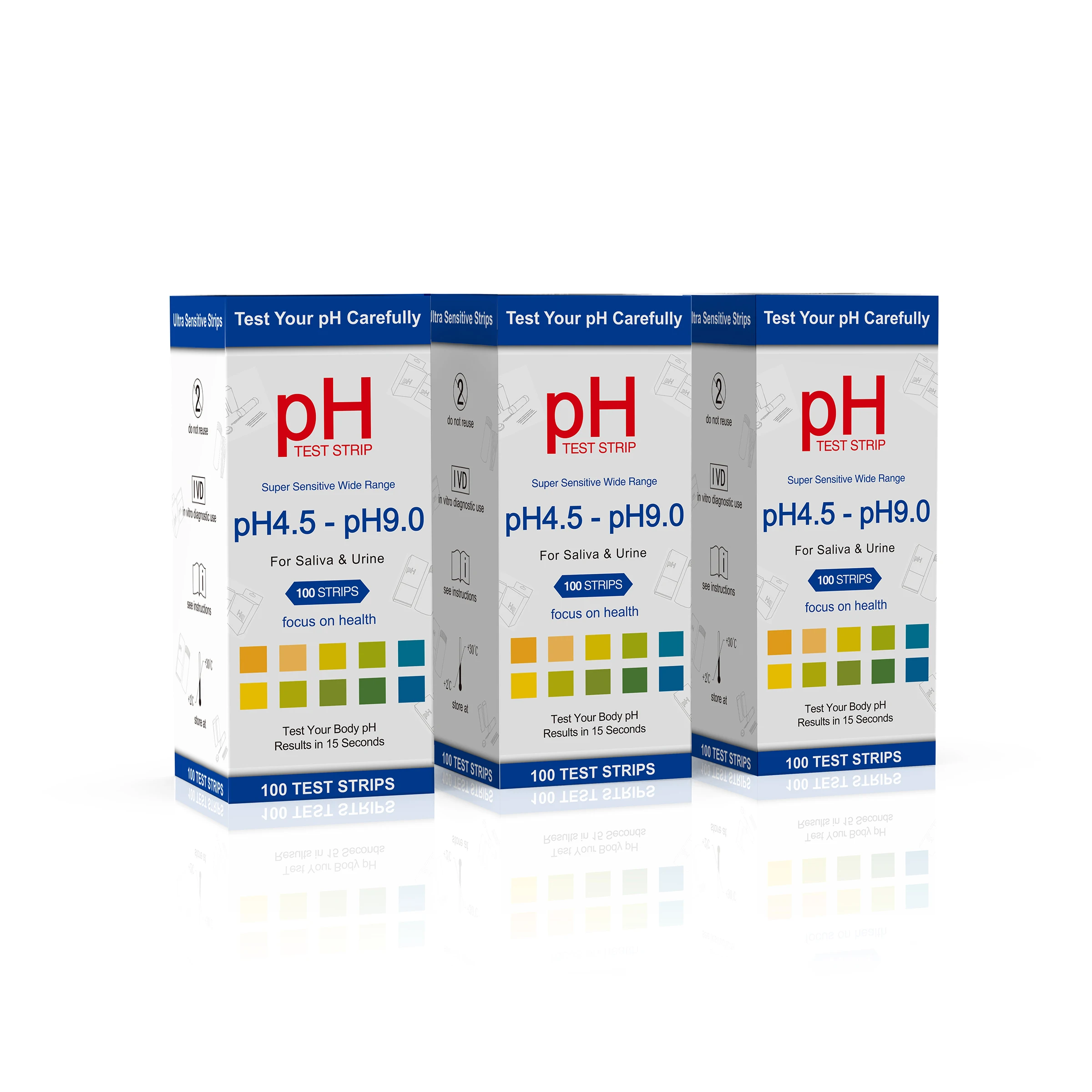 Saliva & Urine Ph Strip,Ph Test Strip 4.59.0 Accurate Ph Test Strip