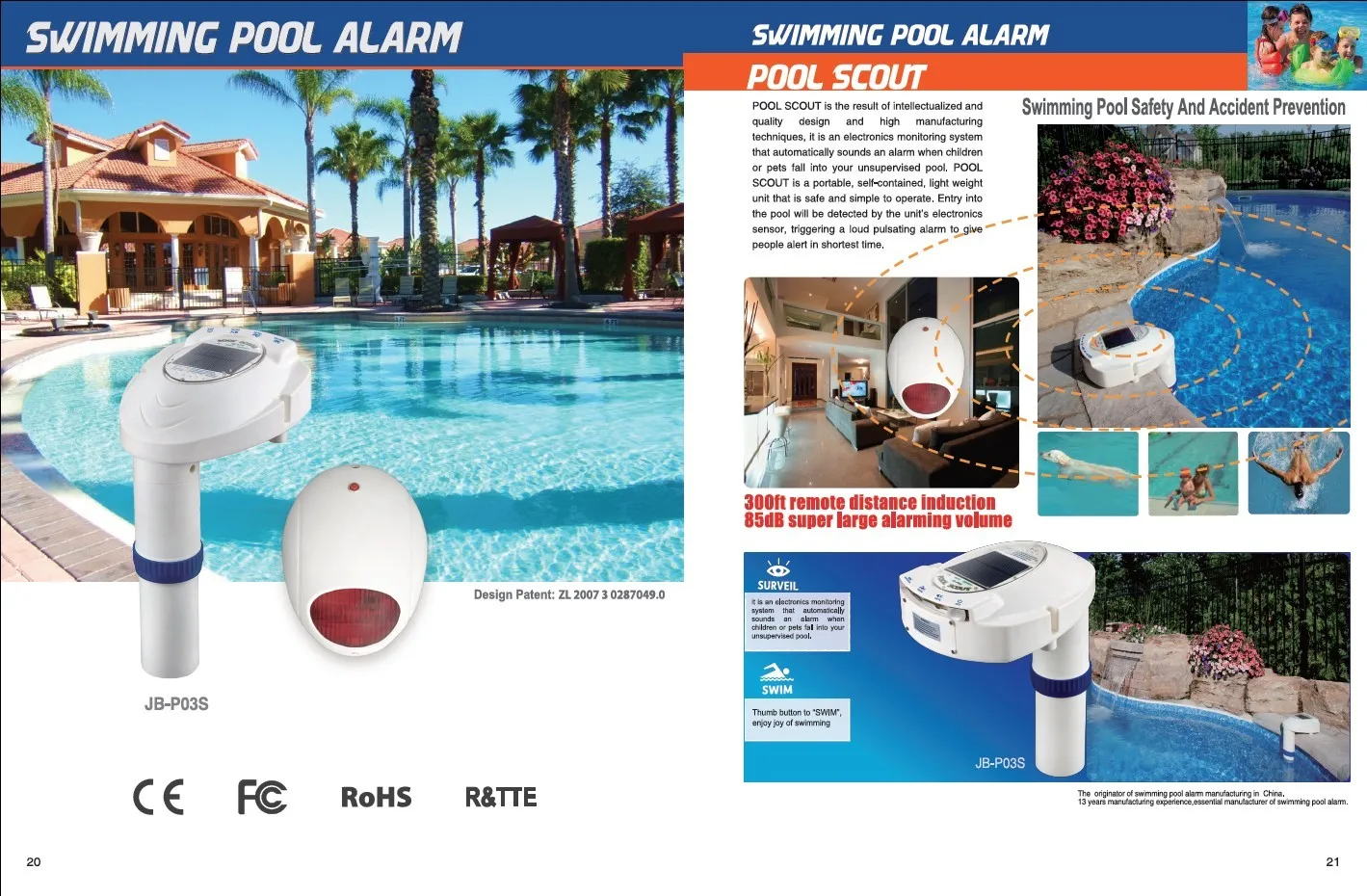 Wireless Swimming Pool Scout Child Guard Alarm Pool Alarm Protect