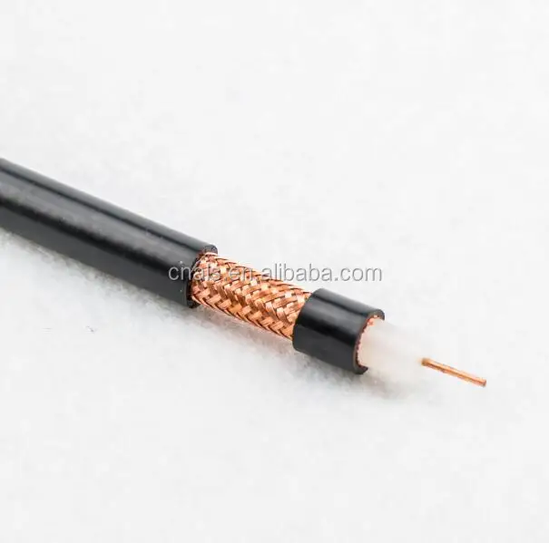 SYV-50-5  RG213 Equivalent  Thick Low Loss 50 Ohm Coaxial Cable for Long Distance RF Signal