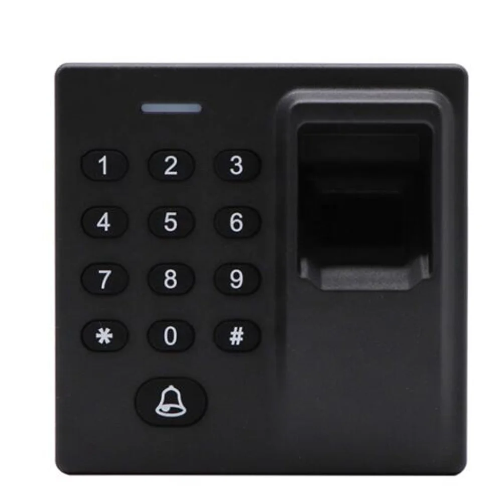 Mini Biometric Fingerprint Access Control Standalone Door Controller Keypad Finger RFID Card Door Entry Lock