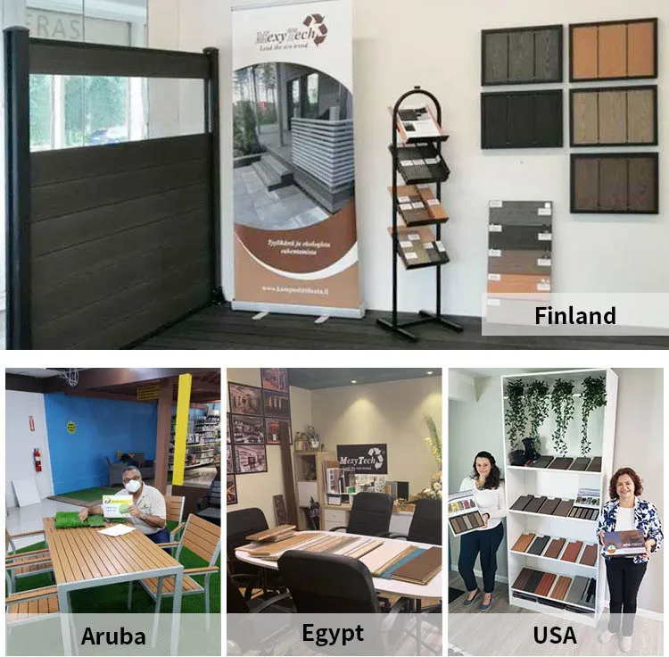 Easy Installation Modern Design Hide Frame Flooring Garden WPC Decking