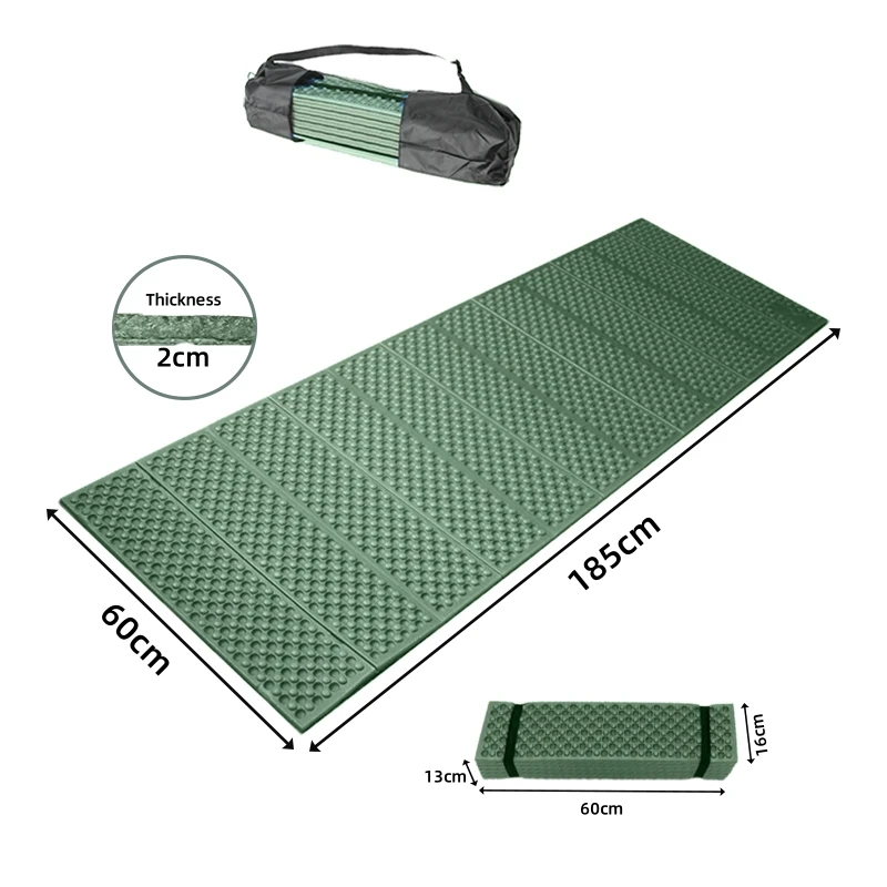 Angju Moisture-Proof Foldable Closed Cell Foam Sleeping Pad Lightweight Sleeping Mat For Camping