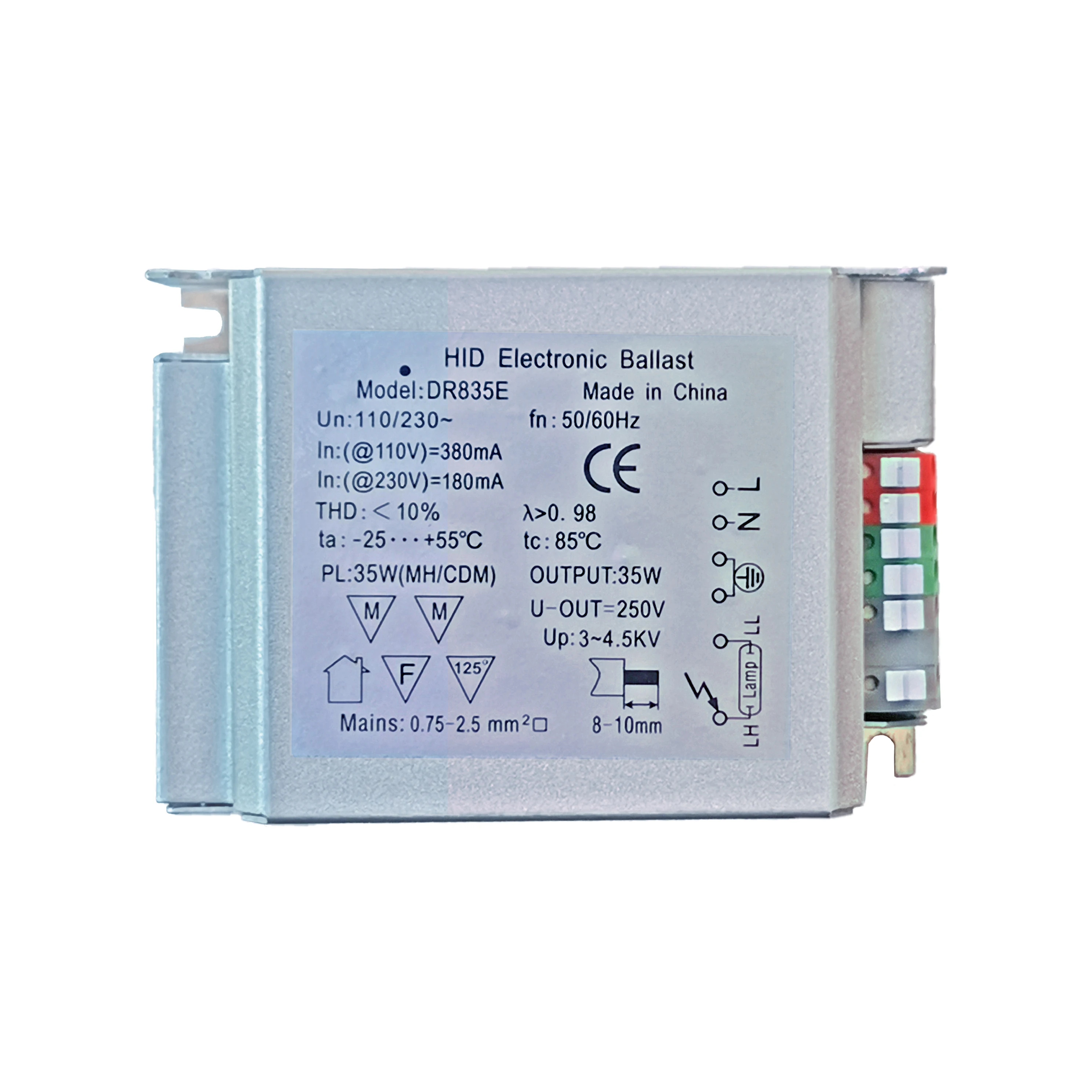 Hatch MC70 1 F UNNU   70 Watt   Electronic Metal Halide Ballast