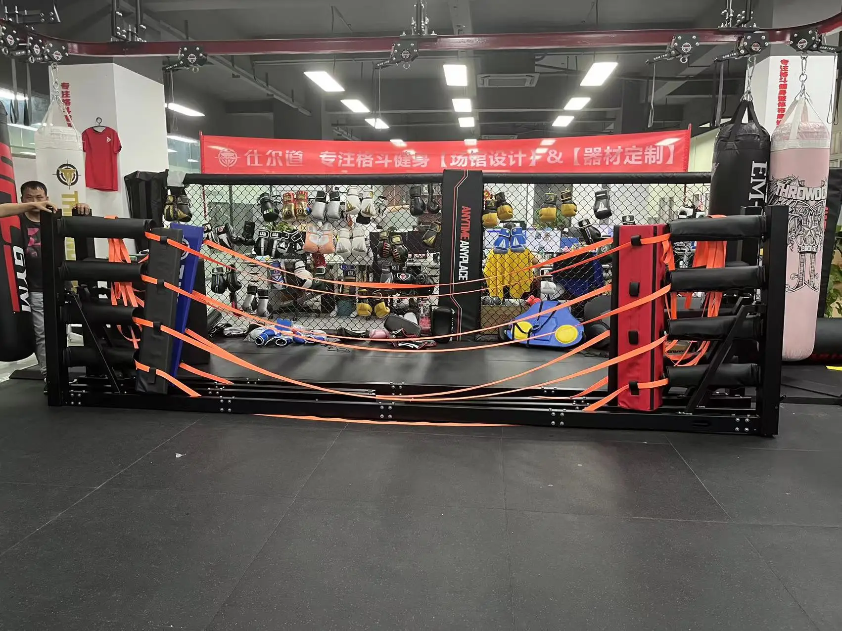 Professional Collapsible Boxing Ring 5m x 5m - Portable Training