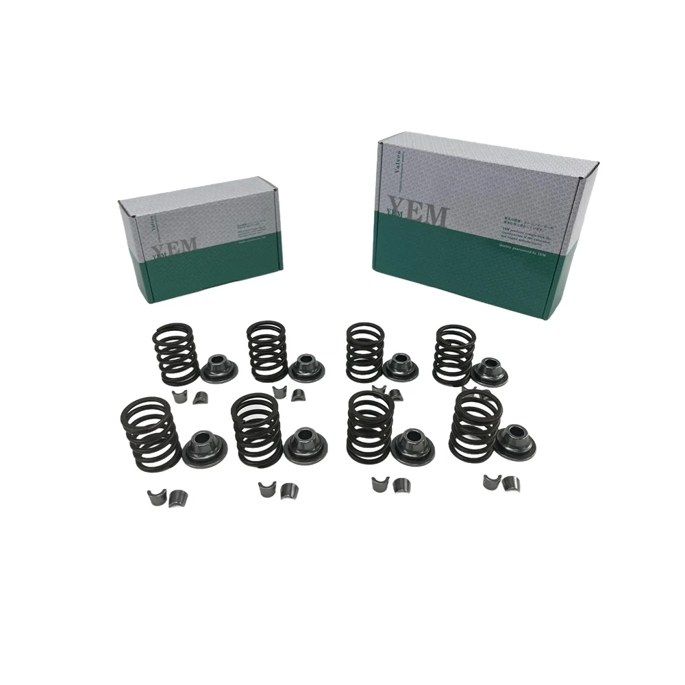 Valve Spring Kit Spring Seat & Retainer J16 Excavator for Nissan Industrial Machinery Spare Parts