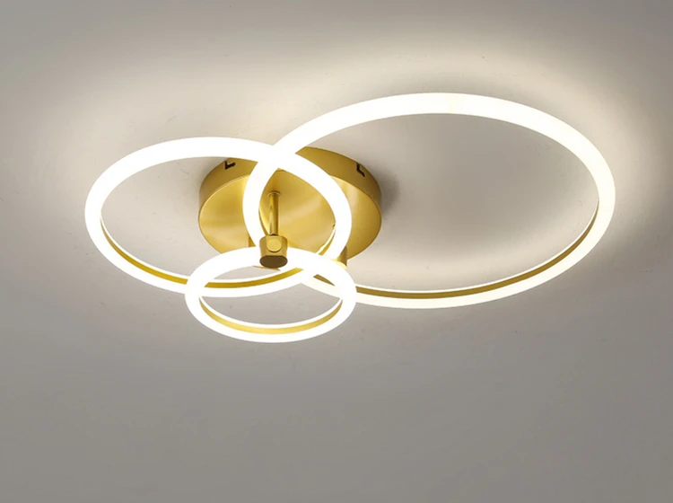 Nordic minimalist ceiling lamp led petal bedroom lamp creative art living room lamps