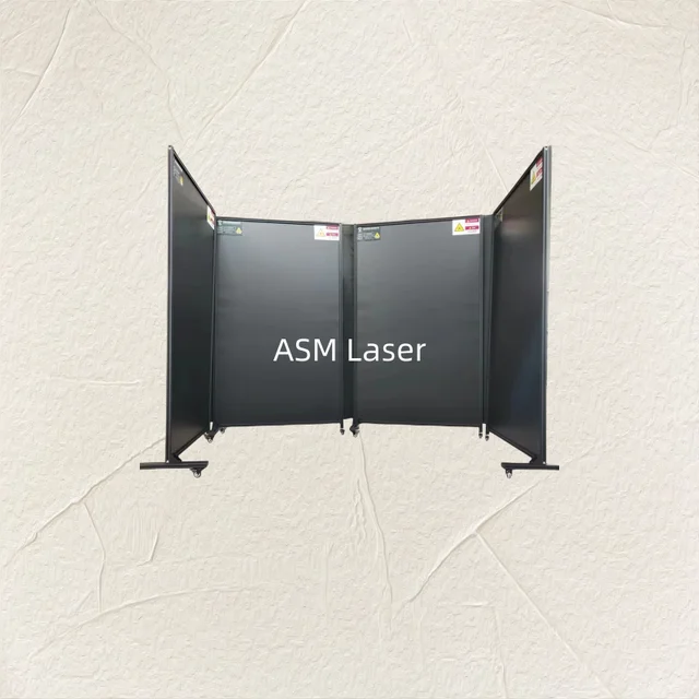 Customized 4*3m various laser wavelength protection fiber laser cutting machine laser protective panel room