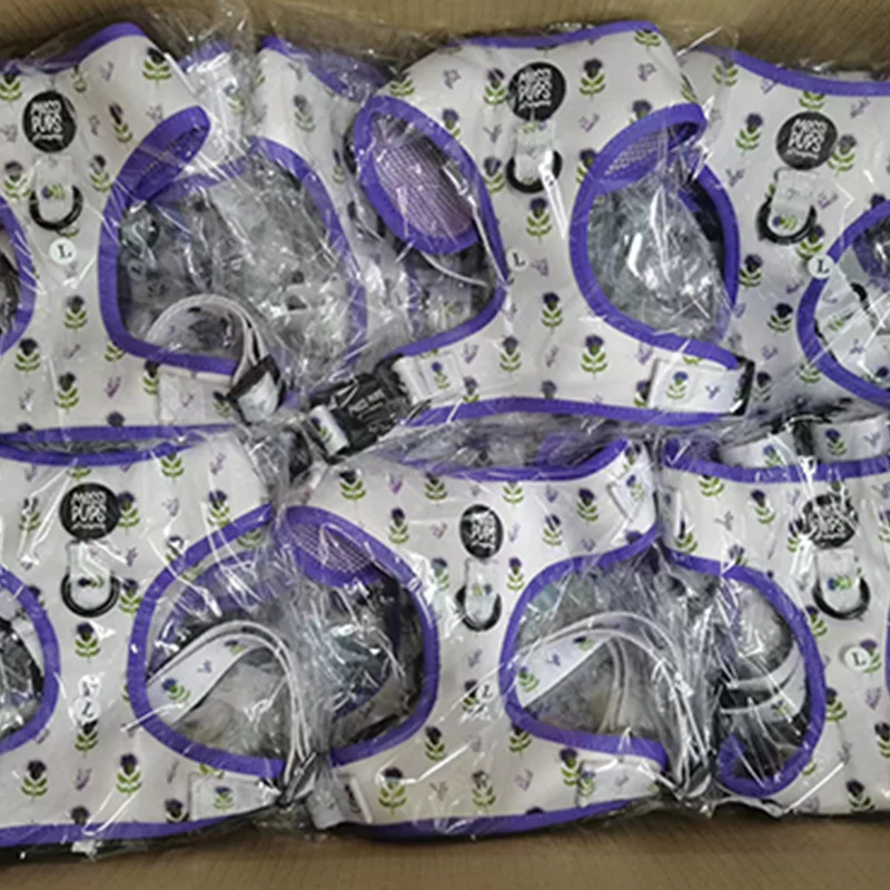 Luxury Vegan Leather Pet Collar Airtag Dog Leash Faux Leather Dog