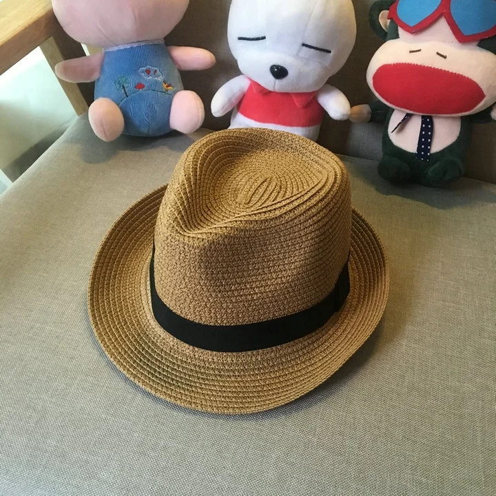 High Quality Paper Straw Fedora Hat Fashion Jazz Hat Panama Sombreros