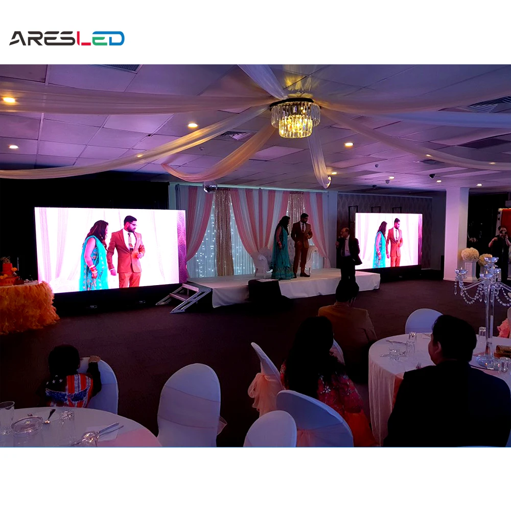 ARESLED Fast Assembly SMD Outdoor P3.91mm Large Moving Video Wall HUB Board Connection LED Display Panel Screen