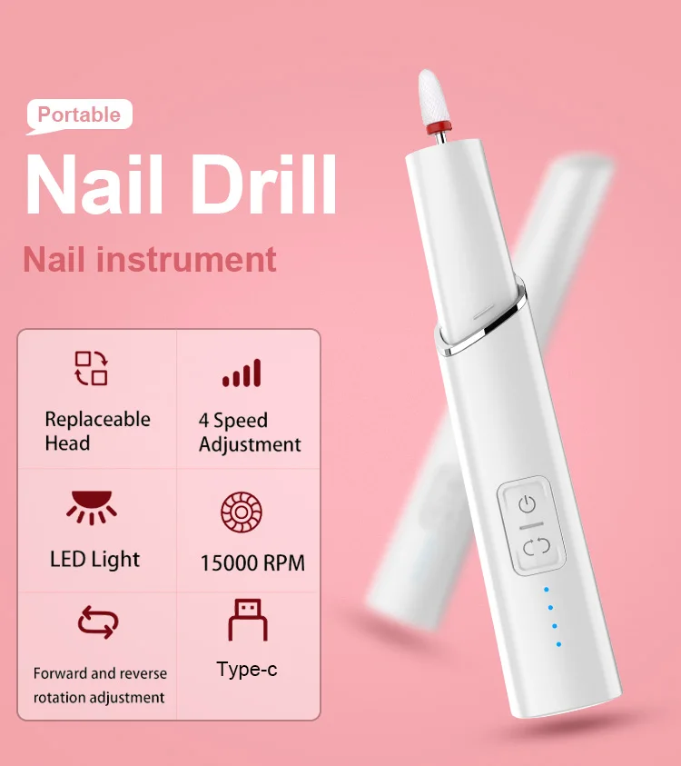 Oem Home Use Mini Nail Drill Cordless Professional E File Manicure