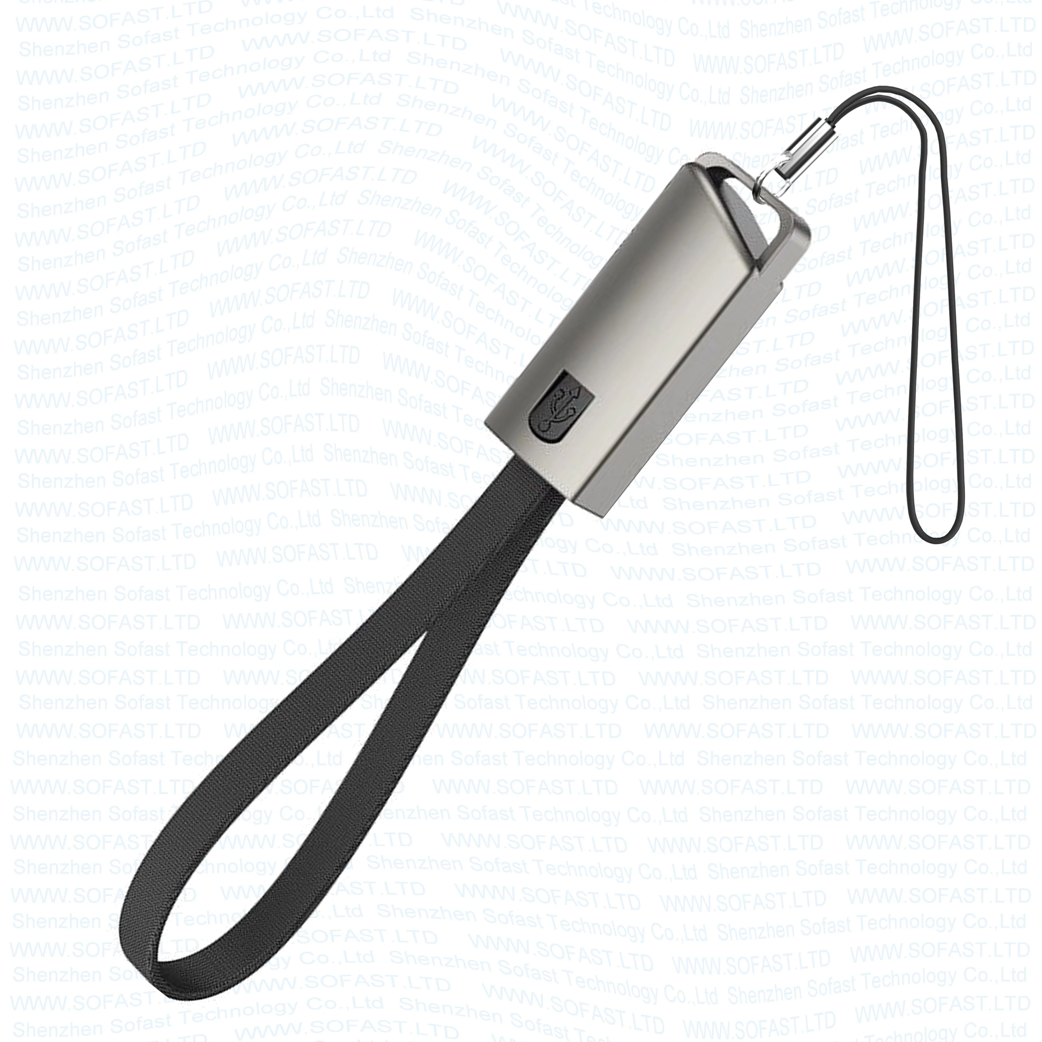 Portable Keychain USB Cable for Android Phones Super Data Transfer and Fast Charging Nylon Braided Keychain Portable