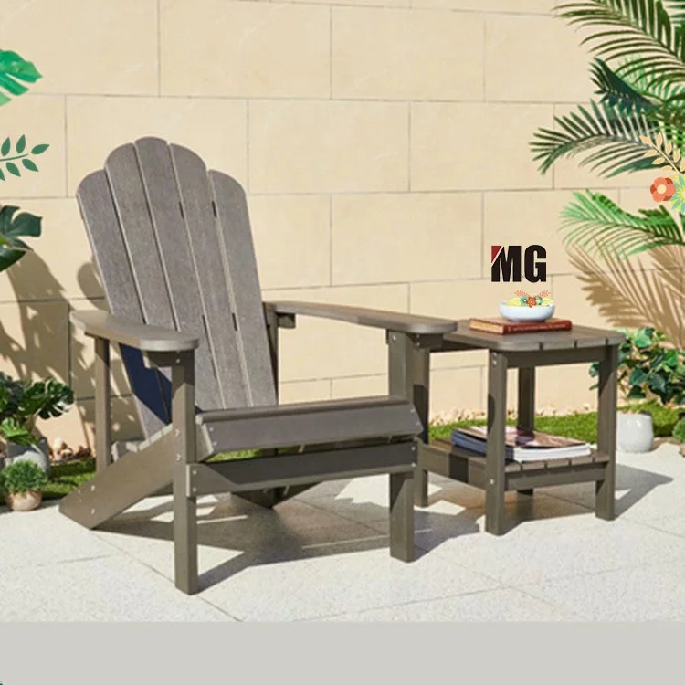 Fire Pit Seating Composite Wood Cape Cod Chair Recycled Plastic HDPE Adirondack Chair