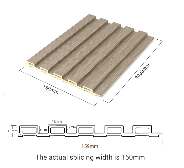 Indoor Wpc Wall Cladding Board Wood Plastic Composites Wpc Wall Panel