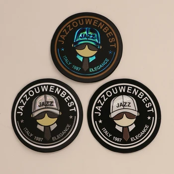 Custom Logo Design High Quality 3D Patch High-End Cowhide Material Clothing Patch High End Clothing Patch