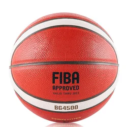 Custom color Wholesale Size 7 PU indoor outdoor training custom logo BG4500 leather basketball ball