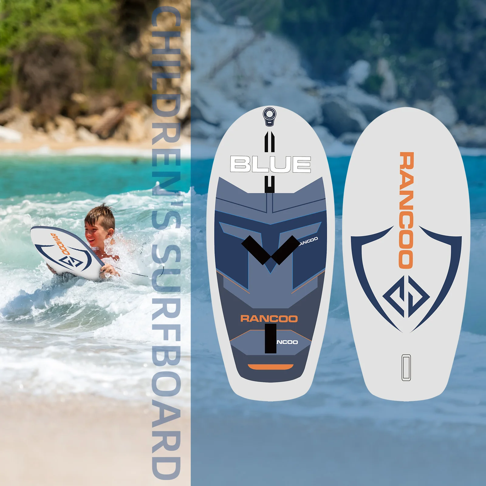 Inflatable Body Board For Kids Children Inflatable Rescue Board Jet Ski