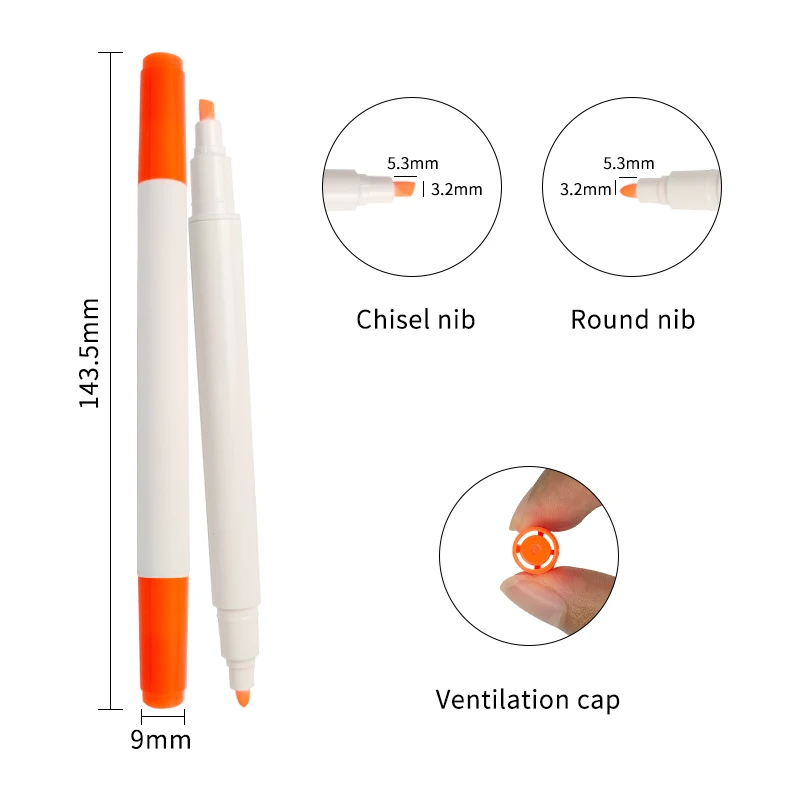 Горячая Распродажа двойной наконечник цветная печать на наборе футболка и текстиль набор искусство для ткани одежды Перманентный маркер ручка