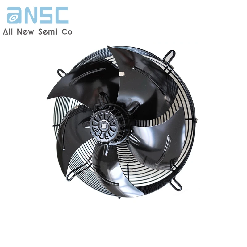 Original Axial fan S4E350-AP06-43 AC230V Condenser cooling equipment with junction box Cooling fan of cold storage