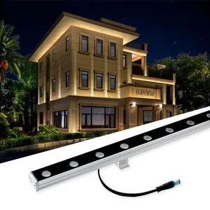 Anti Glare Bridge Commercial bar Line DMX512 RGBW 24V 36w Wall Washer Lights Led Exterior Building Light for Wall