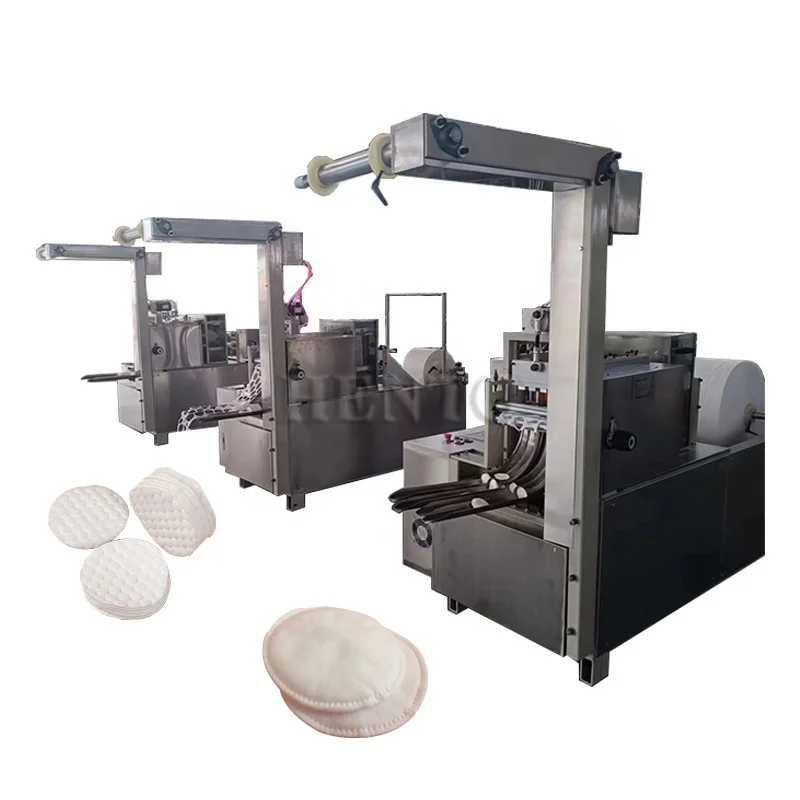 China Manufacture Cosmetic Cotton Pads Making Machine / Cotton Pad Making Machine