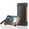 F5 solar powered wireless charging power bank-orange