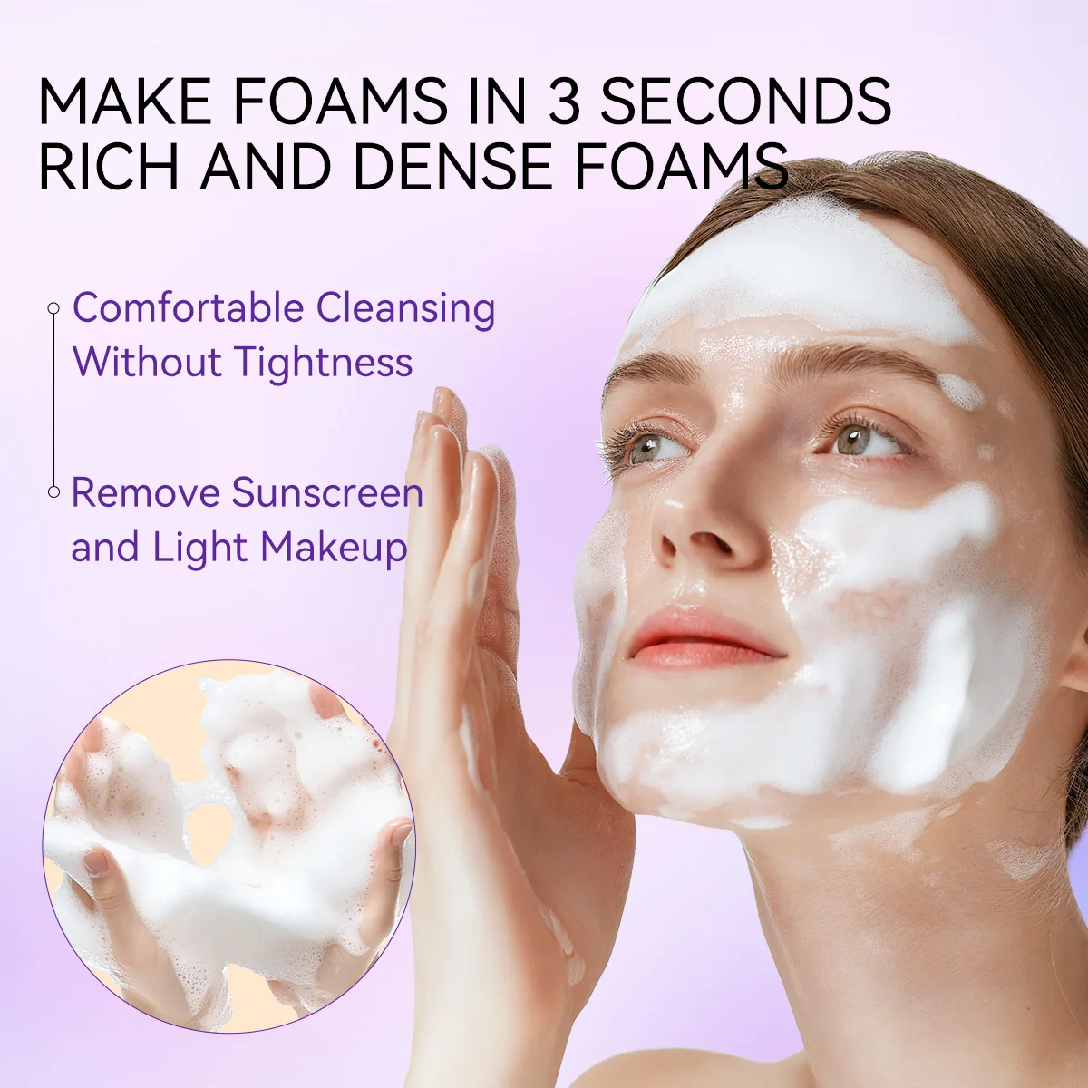 product lanbena new arrival product hyaluronic acid facial face  anti aging wash facial cleanser-8
