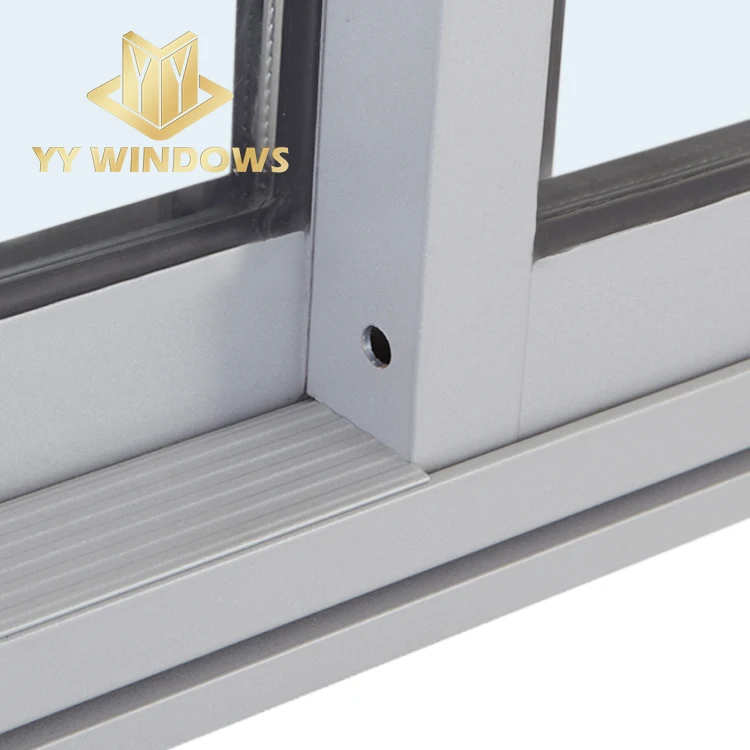 Window Models for Bedroom and Sliding Glass Window with Blind Inside Double Glass Window Made in China