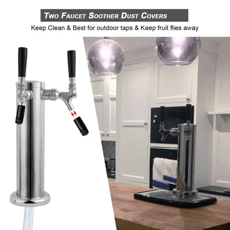 Stainless Steel Single/double/triple Tap Draft Beer Tower Brewing Draft