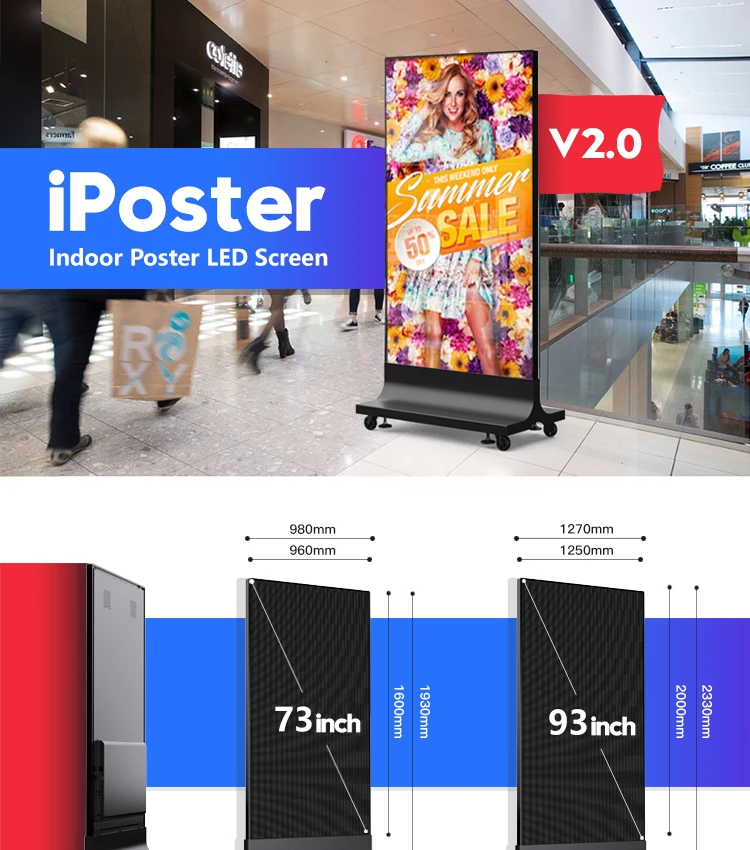 Factory Moveable Indoor P1.75 P2.19 P2.59 High Brightness Digital Led ...
