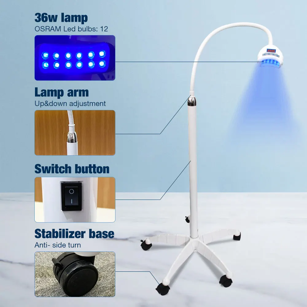 Ce Approved Mobile Laser Led Light Bleaching Lamp Tooth Blanchiment