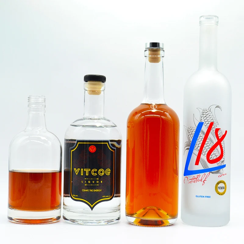 700ml Glass Bottles Wholesale  Custom Spirit Bottles With Corks