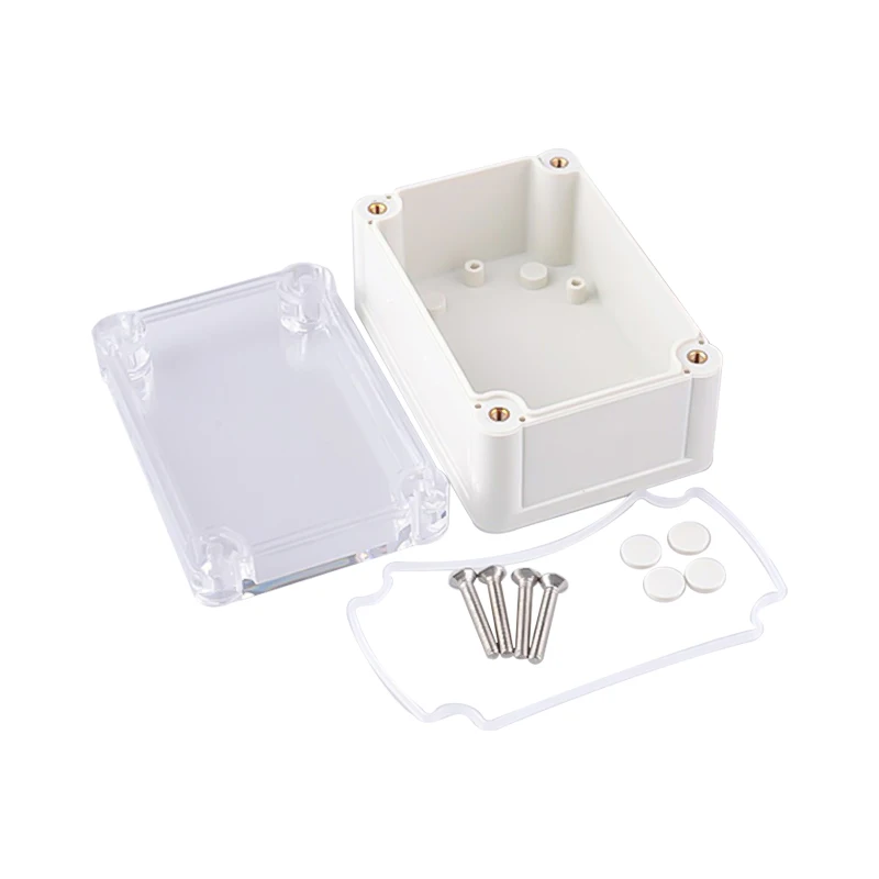 102*70*52mm ABS PC透明ふたカバープラスチック筐体LP68定格防水配布
