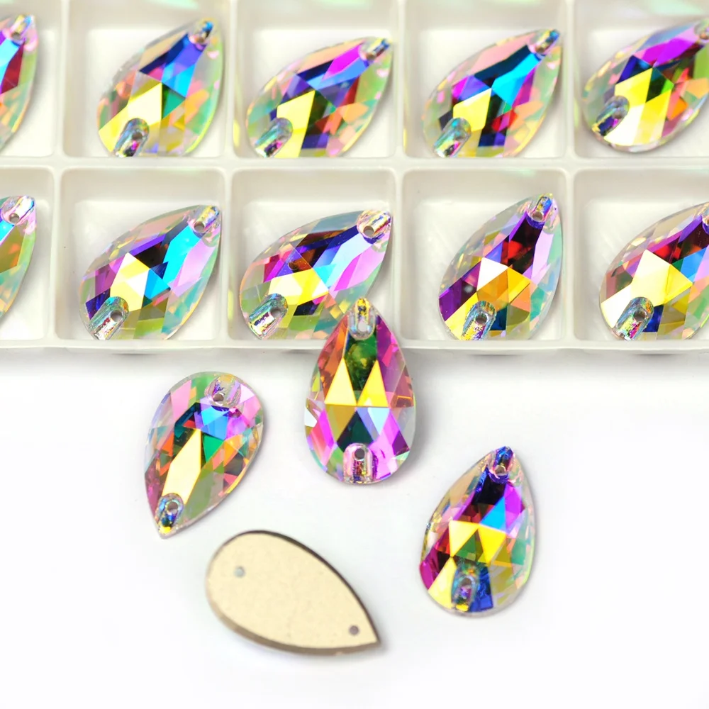 Sew on Crystal Rhinestones Stones Embroidery Beads for Clothes Decoration