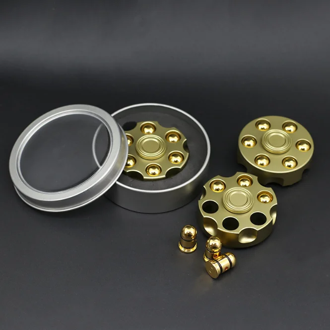 Gold Fidget Cube Spinner Creative Toys Antistress Magic Fidget Cube Metal Cube