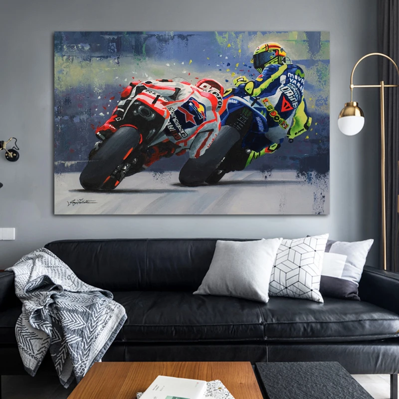 motorcycle bedroom decor