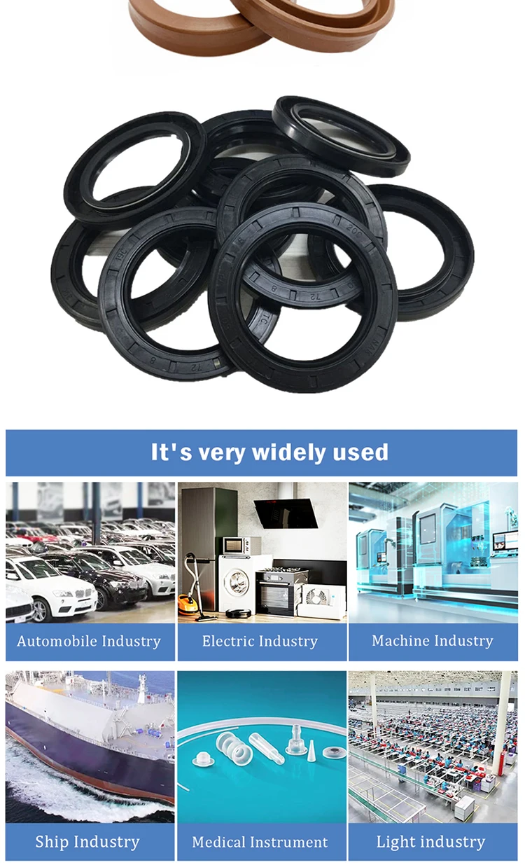 High temperature custom rubber oil sealing fkm nbr gearbox sc oil seal crankshaft tc tb ta oil seal manufacturer factory