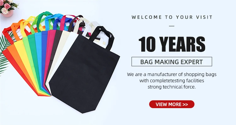 Hot Sale Personalized Logo Size Printed Eco Friendly Recyclable Reusable Plain Large Grocery Portable Non Woven Bag details
