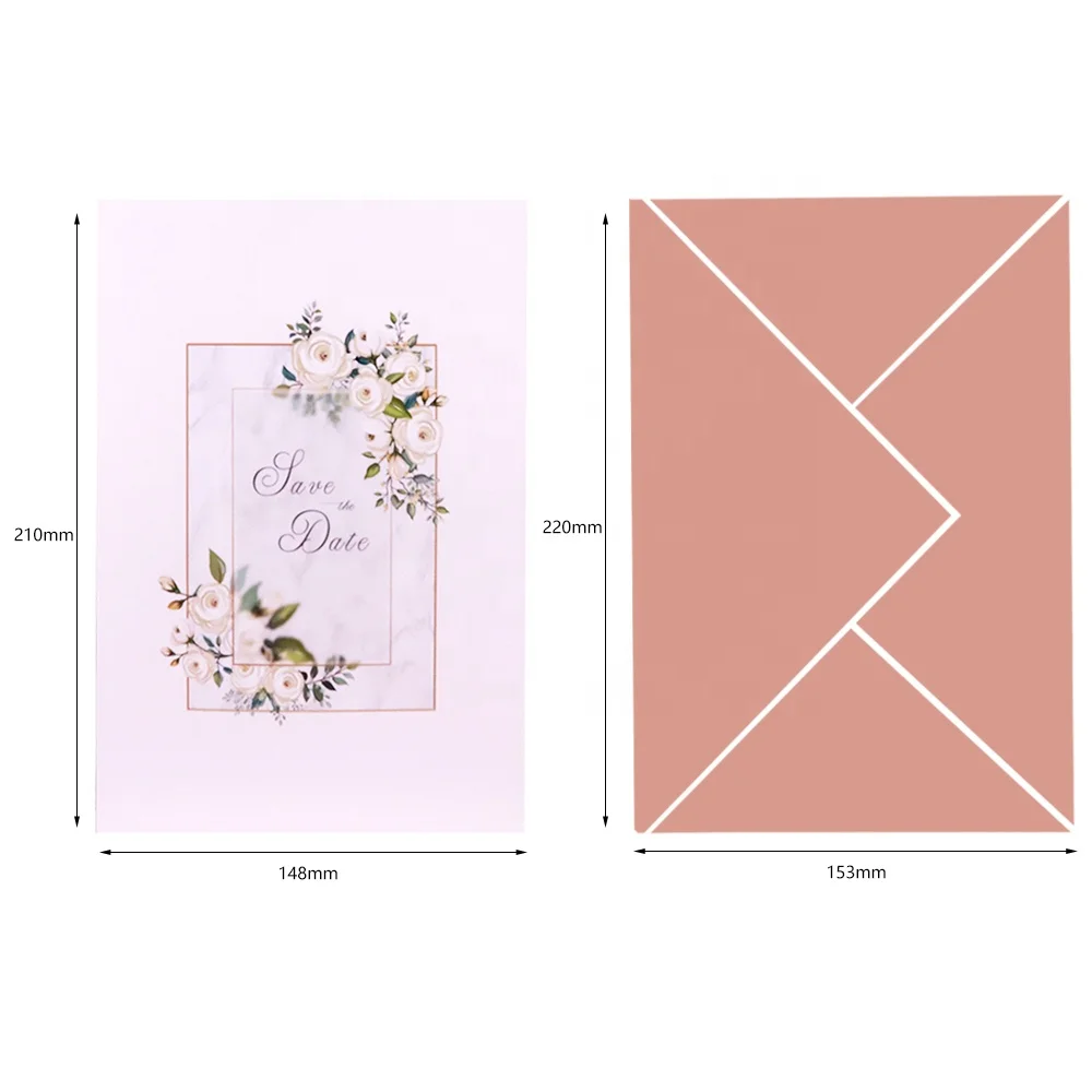 Winpsheng на заказ Роскошная лазерная резка церковное здание дизайн всплывающее Свадебное приглашение