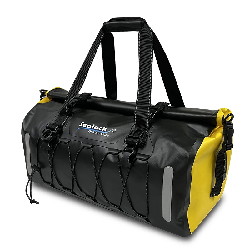 Прочные водонепроницаемые сумки из ПВХ 500D для мотоцикла сумка заднего сиденья с