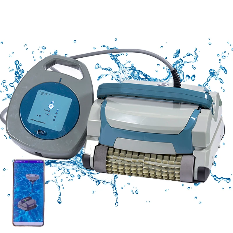 Automatic Robot Pool Cleaner Smart Cordless Robotic Vacuum Swimming P