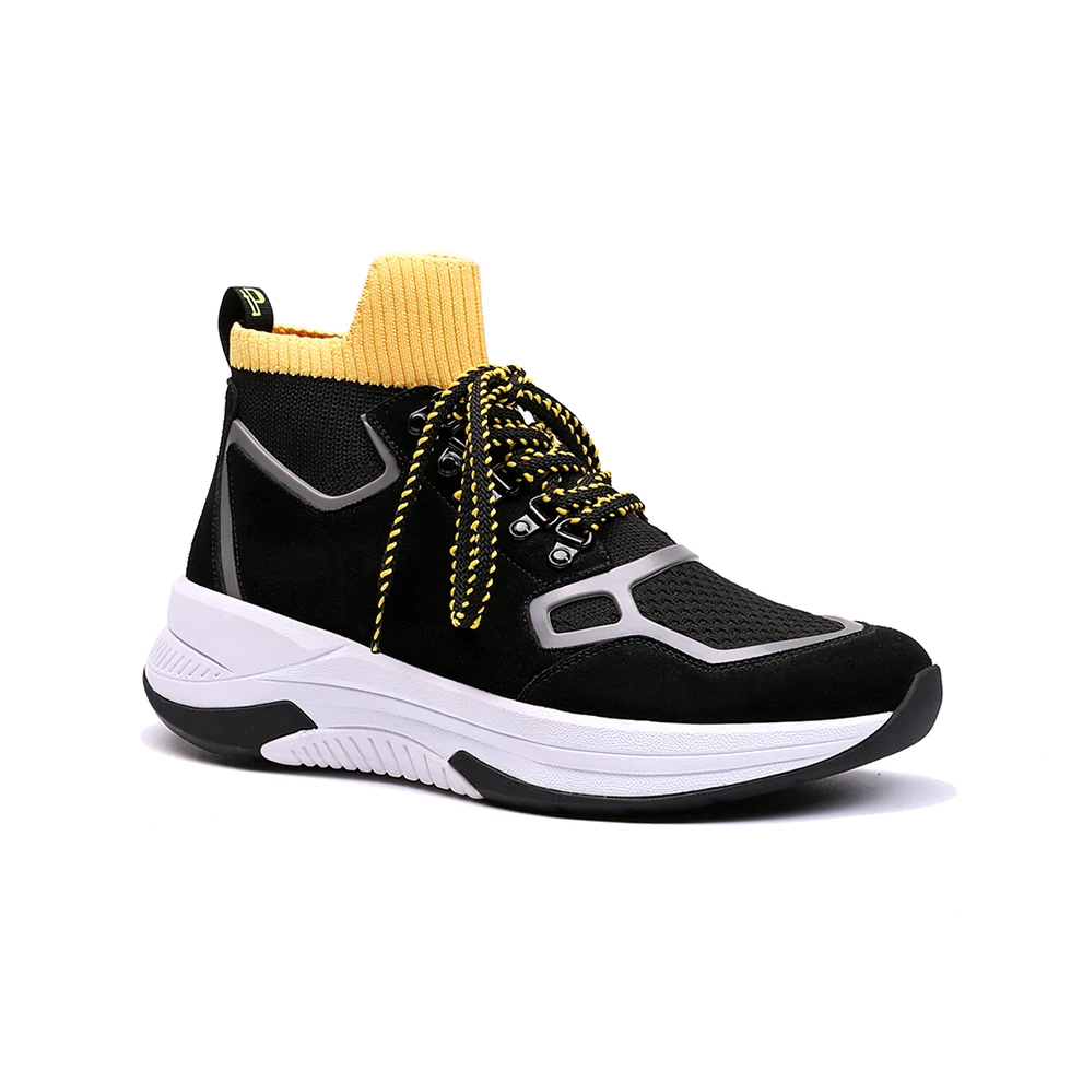 wholesale custom summer black leather sports shoes sneakers for
